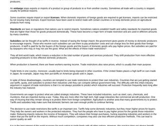 BTEC Nationals Unit 5: International Trading Blocs