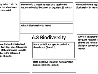 Biodiversity revision mat