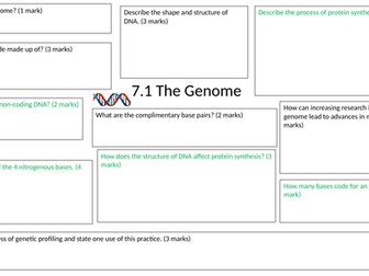 The genome and gene expression revision mat