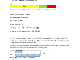 Solving Word Problems Using Bar Model – Mixed Bag