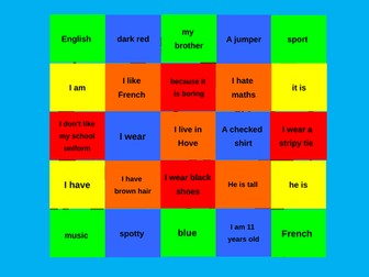 French sports interactive Games/Activities PPT