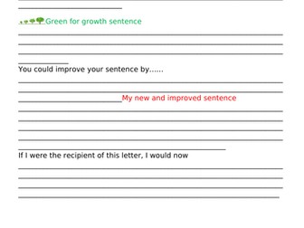 Formal letter peer assessment