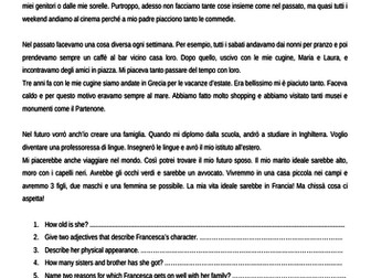 The tenses in Italian