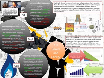 Edexcel DT 9-1 GCSE - Core: 1.3 Power and Energy - Revision sheet