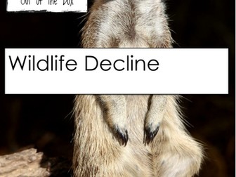 Science cover lesson. Wildlife decline