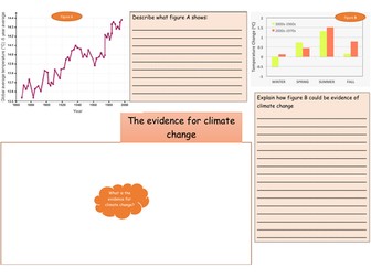 Climate change worksheets