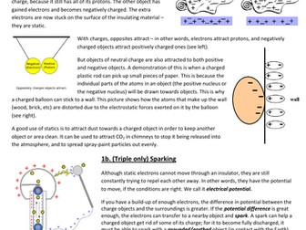 Statics, Electric Circuits, IV Graphs & Ohm's Law