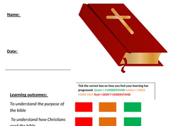 Intro to the bible Workbook