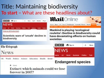 Biodiversity