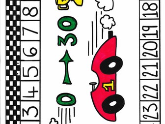 Racing car game 0-30