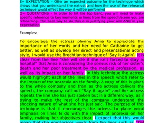 Eduqas/WJEC 9-1 Drama GCSE Rehearsal Techniques Revision - Hard to Swallow