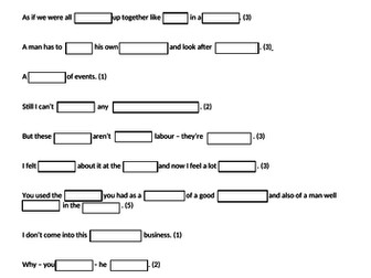 An Inspector Calls Quote Quiz