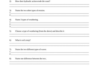 Geography - [COASTS]