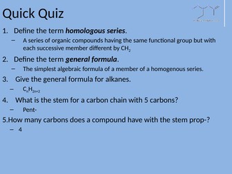 Basic Concepts of Organic Chemistry Resources