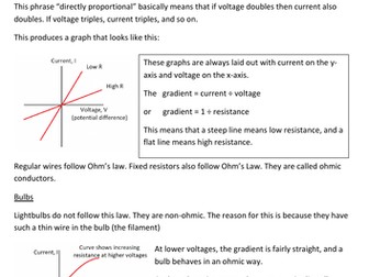 Component Characteristics