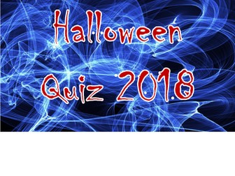 Halloween, Halloween, Halloween, Halloween, Halloween Quiz