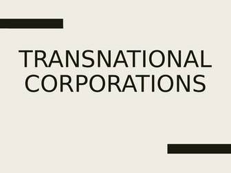 Revision Powerpoint about TNC's