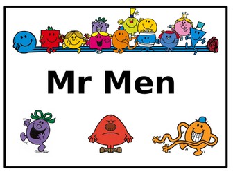 Mr. Men PowerPoint - Story Logs and Storyboards