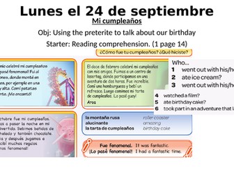 Viva 3 rojo module 1 unit 4 birthday page 14