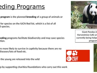 AQA GCSE 9-1 Ecology: Maintaining Biodiversity