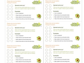 Project- Pay it Forward