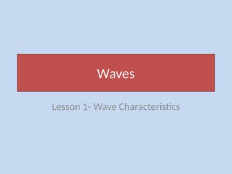 AQA 9-1 Waves Complete topic