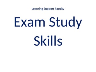 Study skills revision guide!