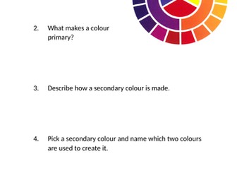 Colour theory quiz