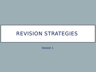 Study Skills Revision