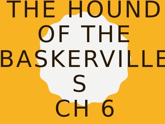 The Hound of the Baskervilles Chapter 6: Analysis of Setting