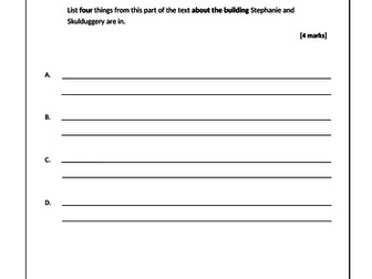 KS3 AQA Language Paper 1 (China Sorrows)