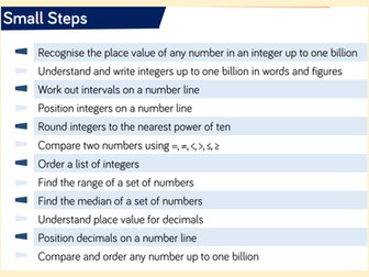 place value lesson for SEN year 7
