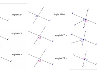 Angles mixed worksheets