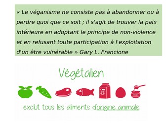 IB French B identités santé vegan en France Oxford