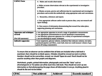 NEW AQA A Level Biology: ALL Required Practical sheets/Lab book ready to implement (CPAC focused)