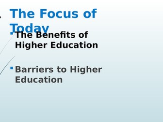 The Benefits of Higher Education