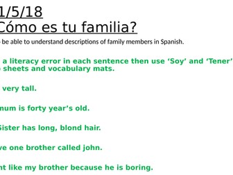 GCSE AQA Unit 1 - 1.1.2F - Hablando de los amigos