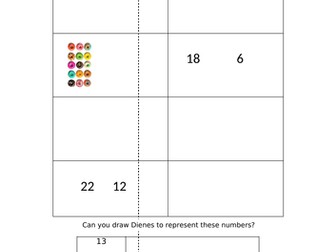 Year 1 comparing numbers and representations place value