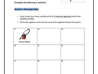 Electricity - 3 Activities