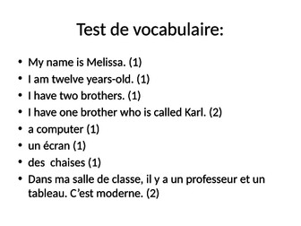 Dynamo 1 Module 1 Unit 3 Likes/dislikes