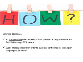 How Question GCSE