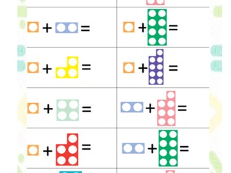 Numicon addition sheet