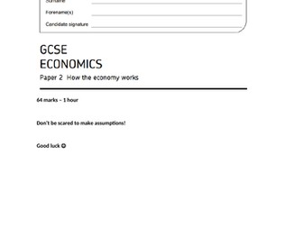 AQA economics assessment resources