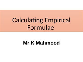 Empircal Formulae PPT