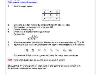 year 6 multiplication and division problem solving investigations by