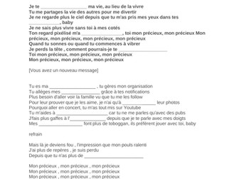 AQA - Technology - Mobile phone / Mon précieux