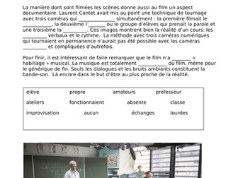 Entre les Murs - documentaire ou fiction?