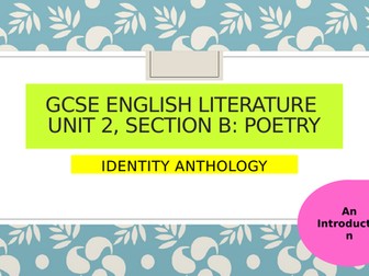 CCEA Revised Identity Poetry- A General Introduction