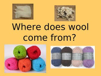 Where Does Wool Come From? powerpoint