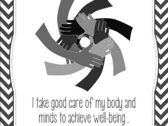 IB learner profile poster with quotes